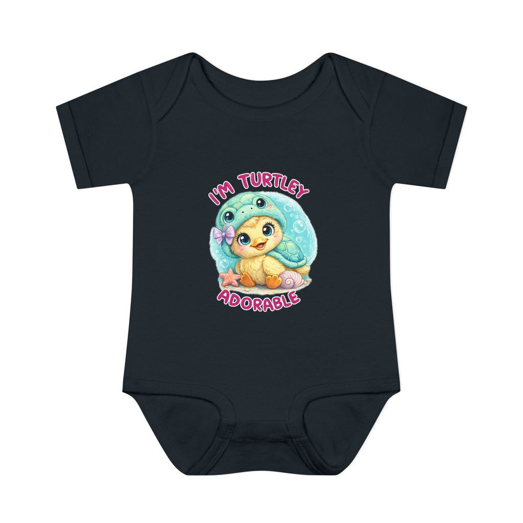 turtle Infant Baby Rib Bodysuit