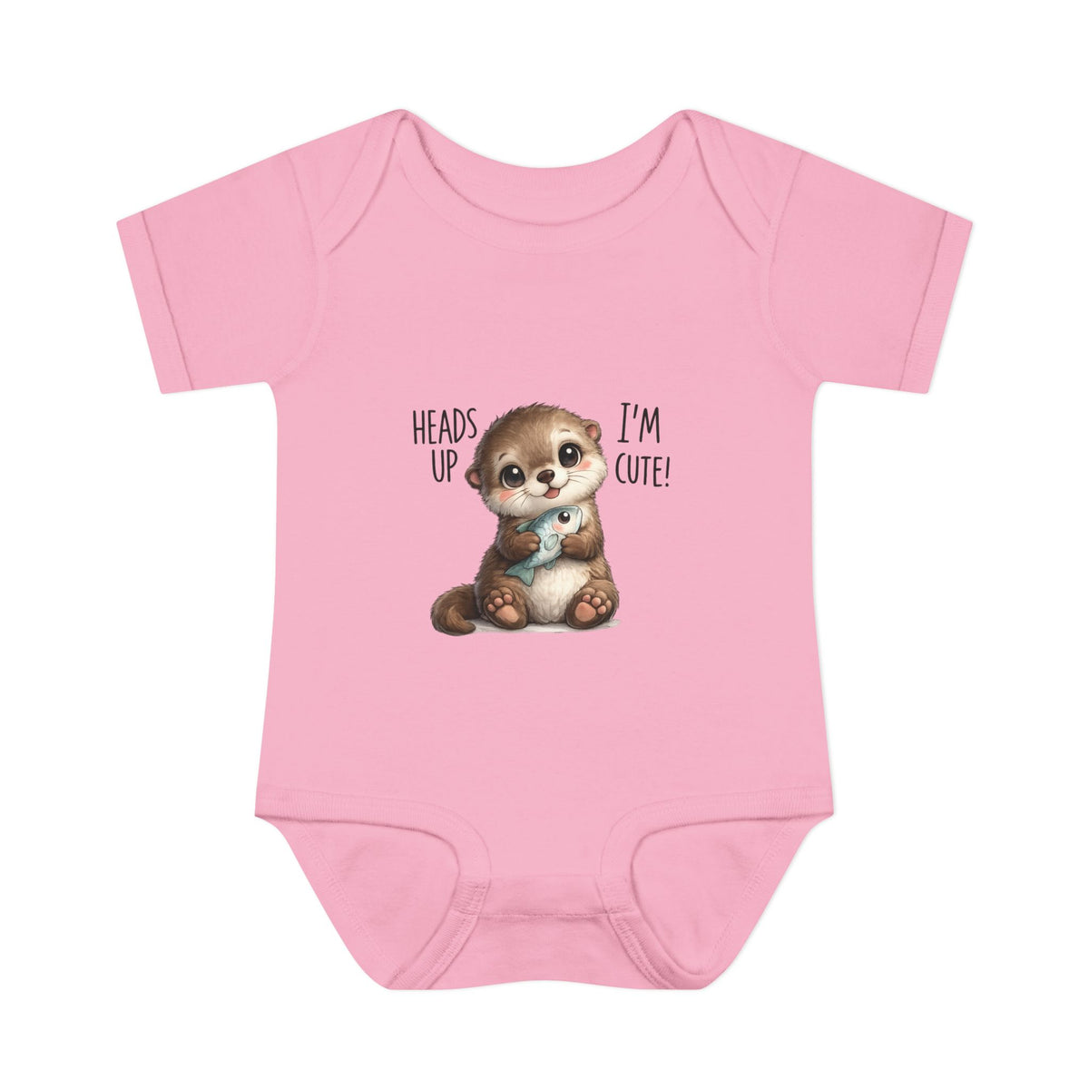 im cute Infant Baby Rib Bodysuit