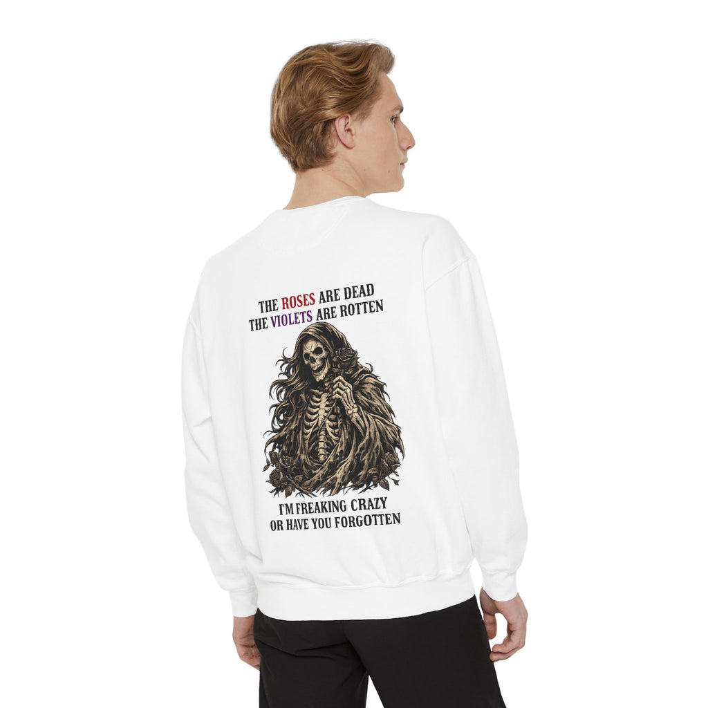 roses Unisex Garment-Dyed Sweatshirt