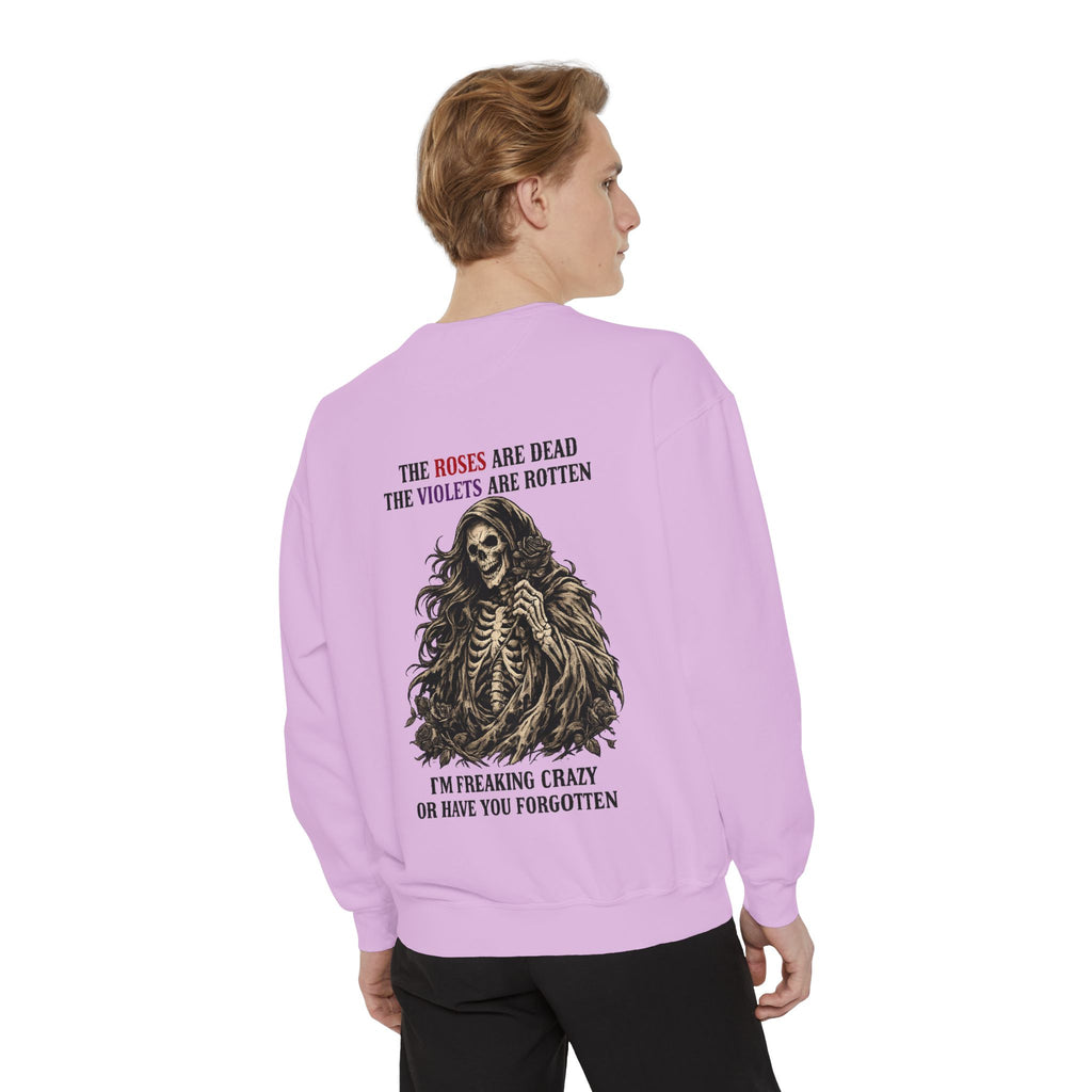 roses Unisex Garment-Dyed Sweatshirt