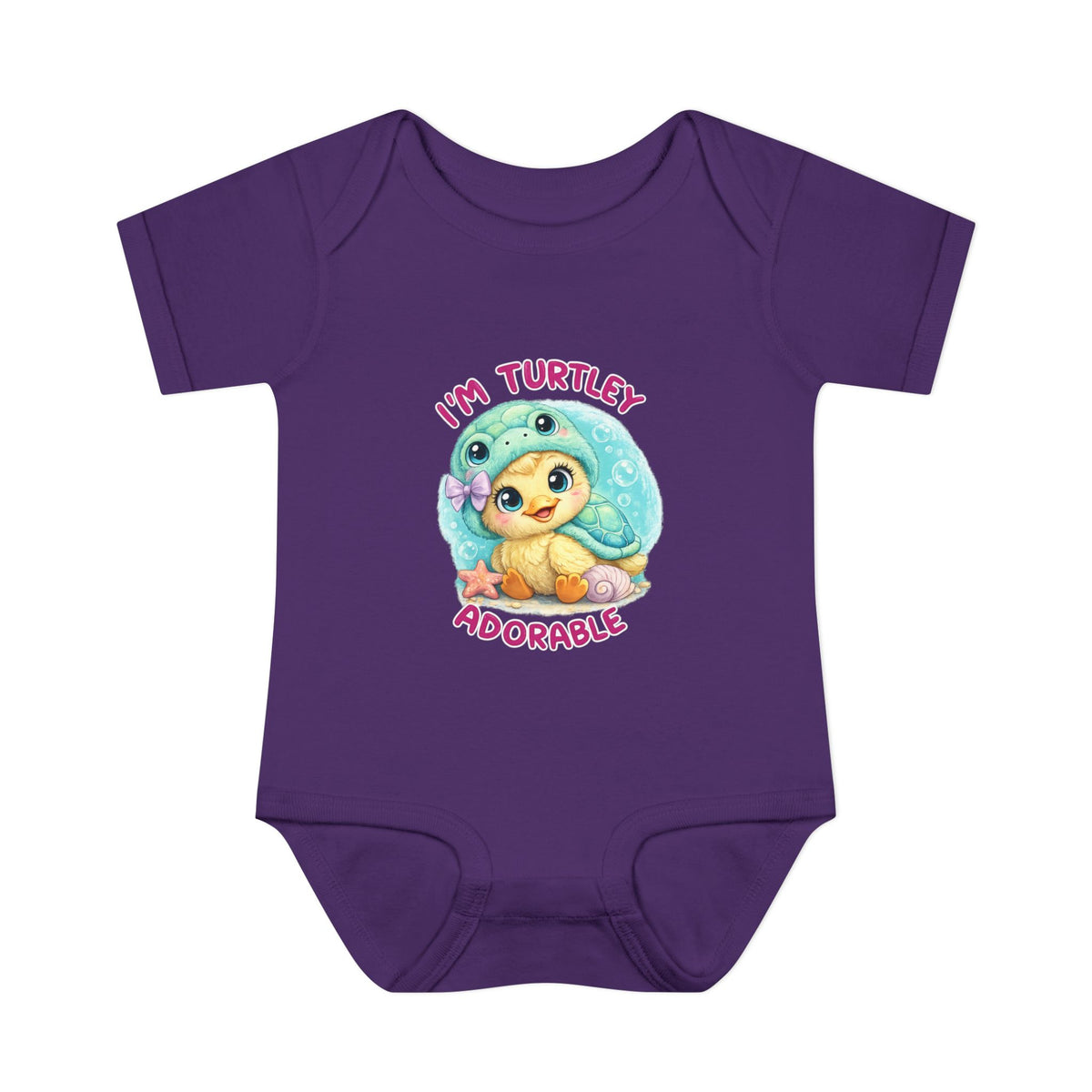 turtle Infant Baby Rib Bodysuit