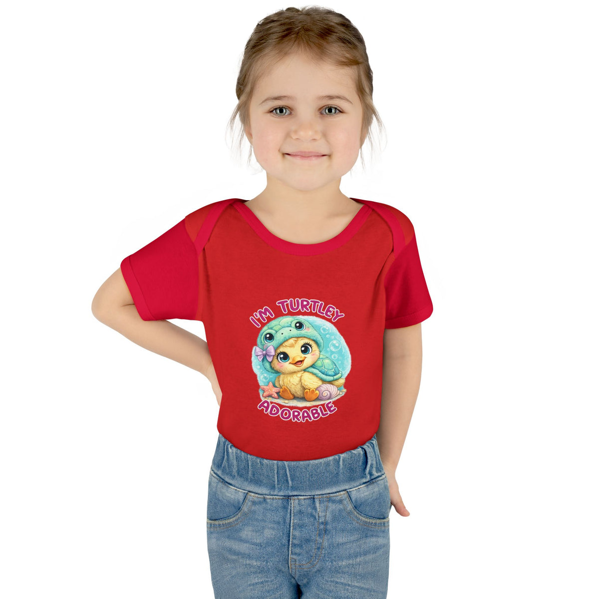 turtle Infant Baby Rib Bodysuit