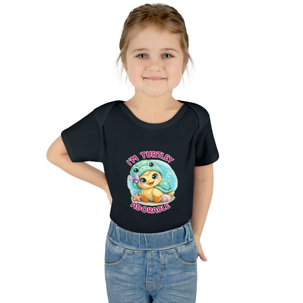 turtle Infant Baby Rib Bodysuit