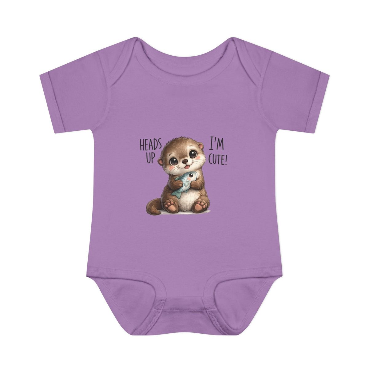 im cute Infant Baby Rib Bodysuit