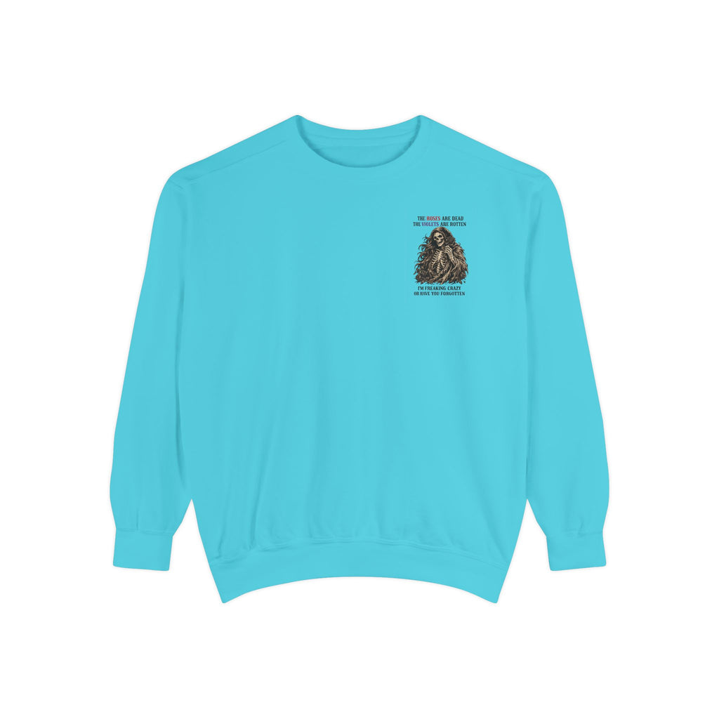 roses Unisex Garment-Dyed Sweatshirt