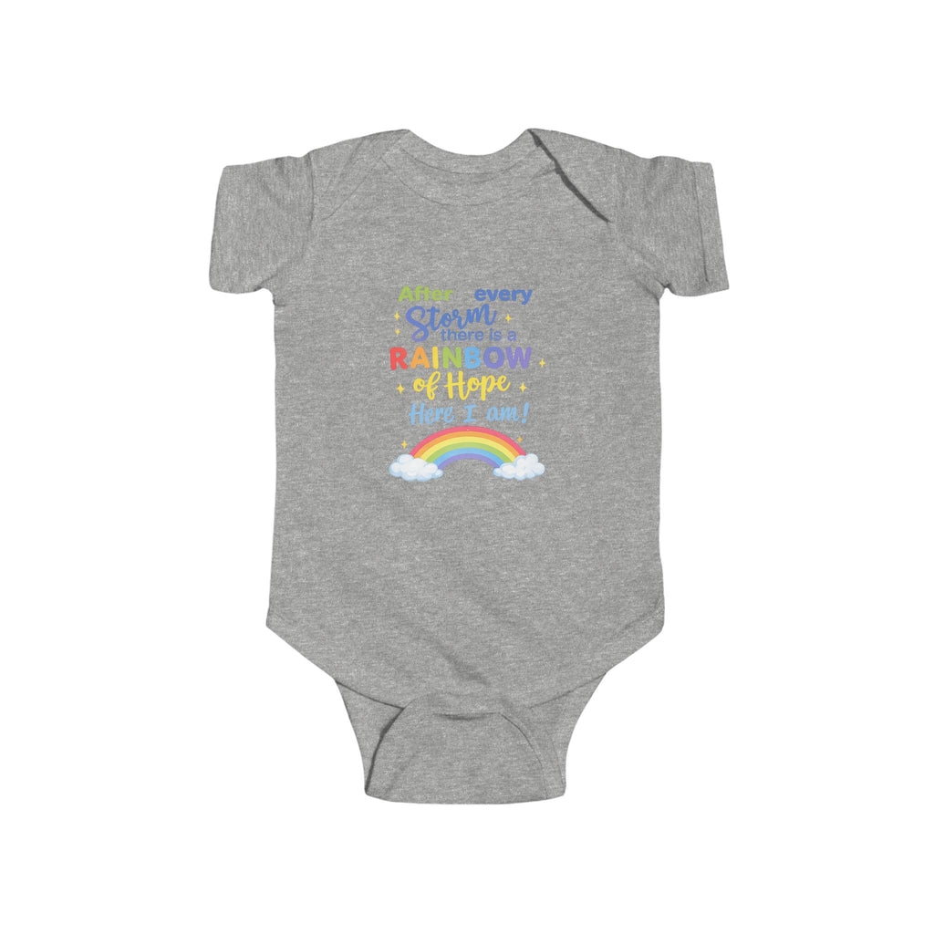 rainbow Infant Fine Jersey Bodysuit