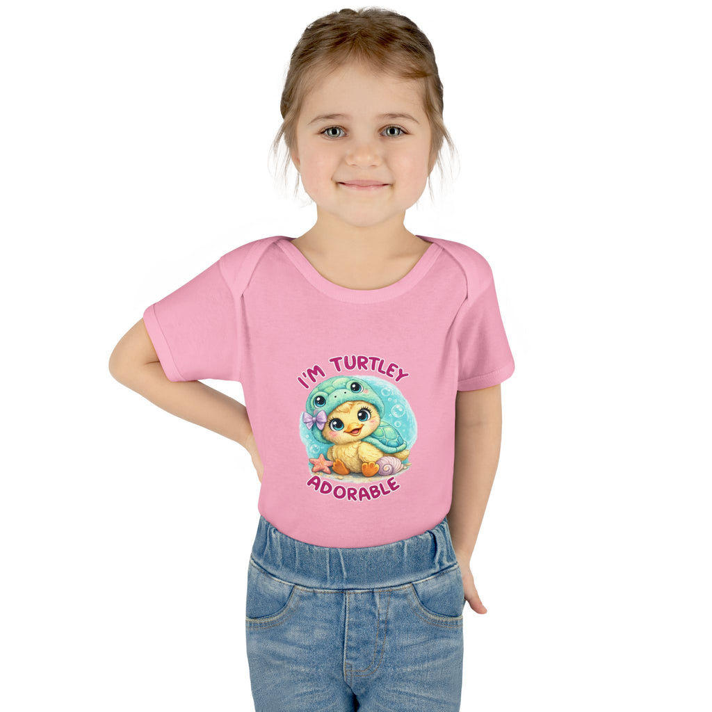 turtle Infant Baby Rib Bodysuit