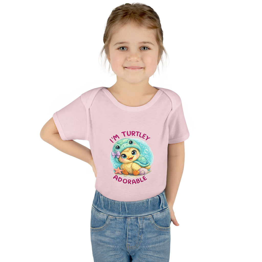 turtle Infant Baby Rib Bodysuit