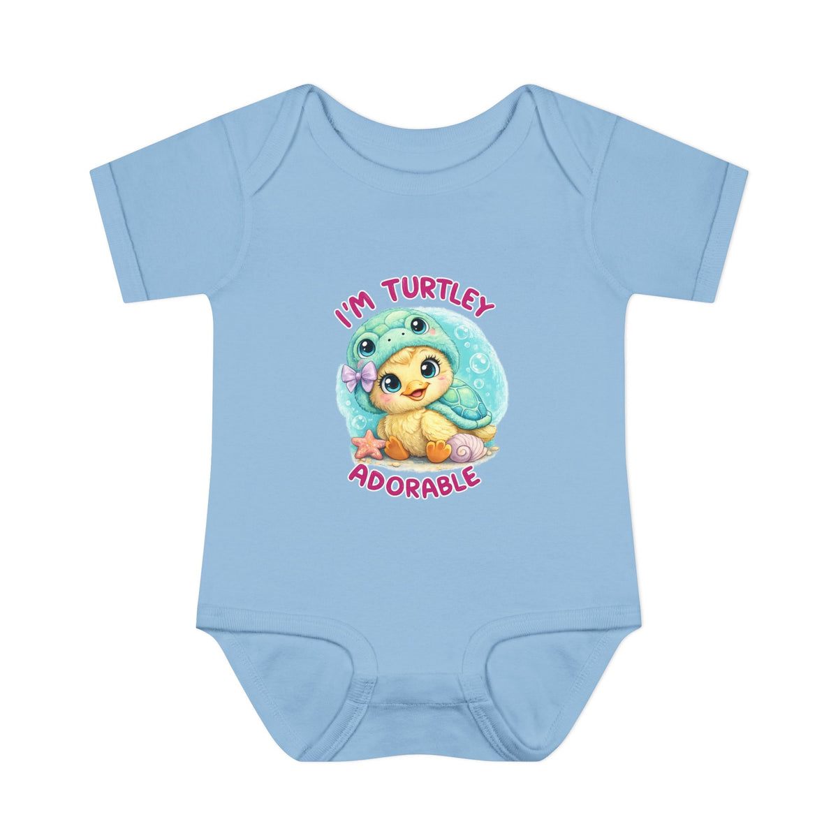 turtle Infant Baby Rib Bodysuit