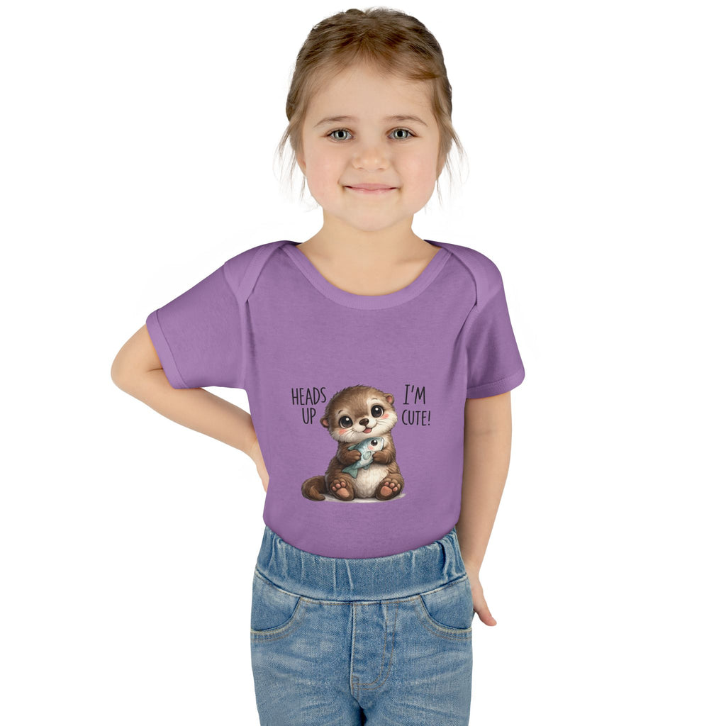 im cute Infant Baby Rib Bodysuit