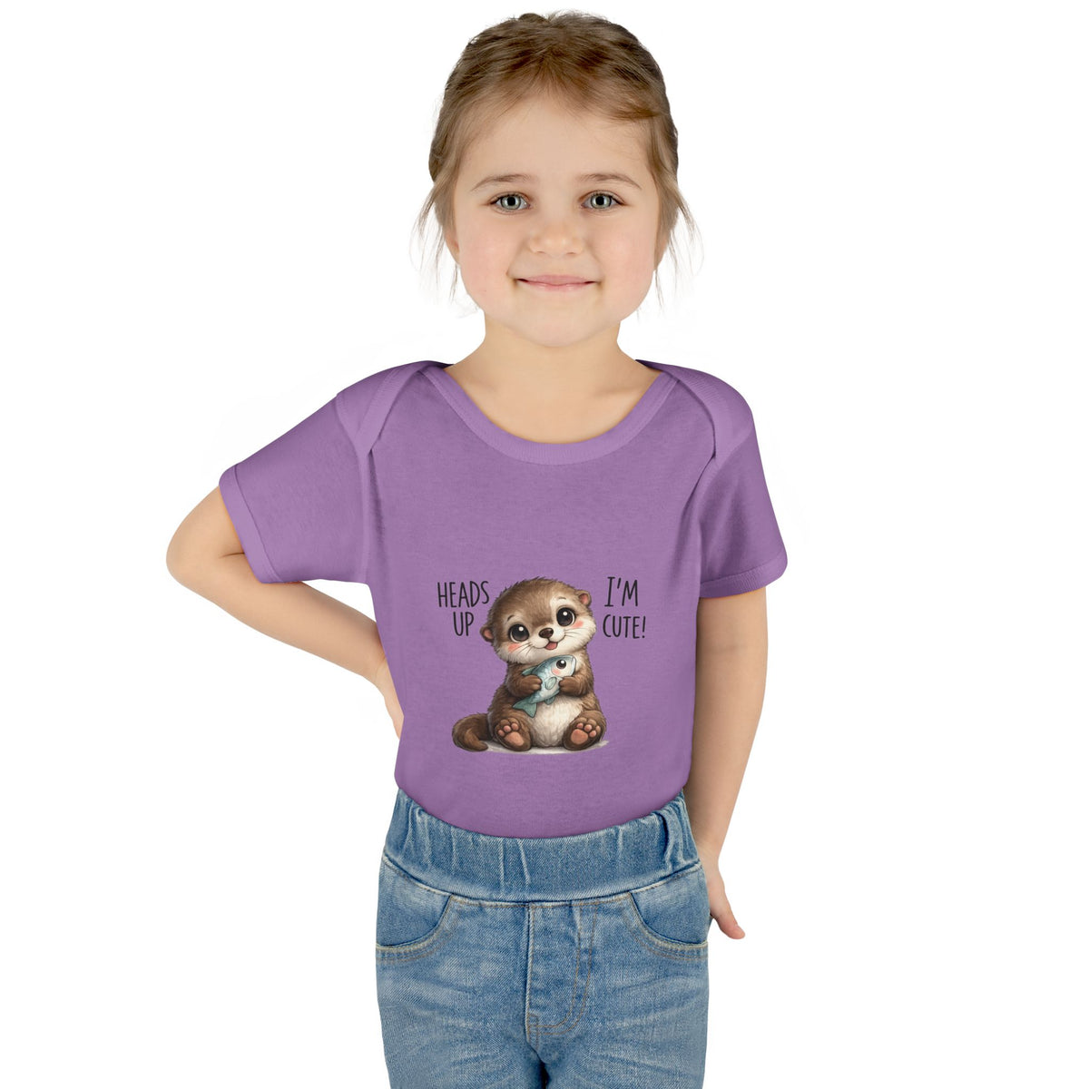 im cute Infant Baby Rib Bodysuit