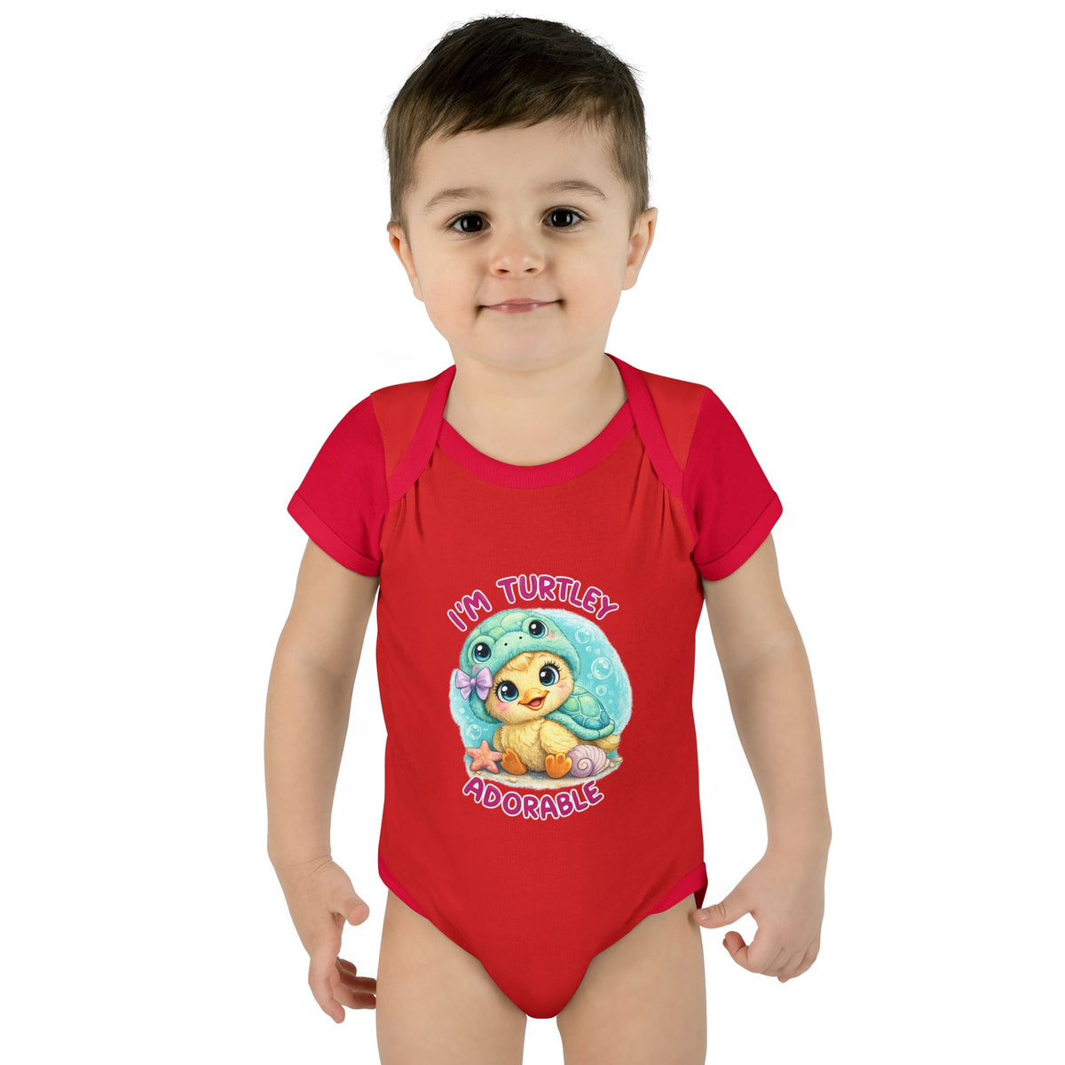 turtle Infant Baby Rib Bodysuit