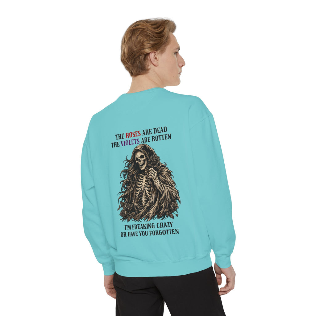 roses Unisex Garment-Dyed Sweatshirt