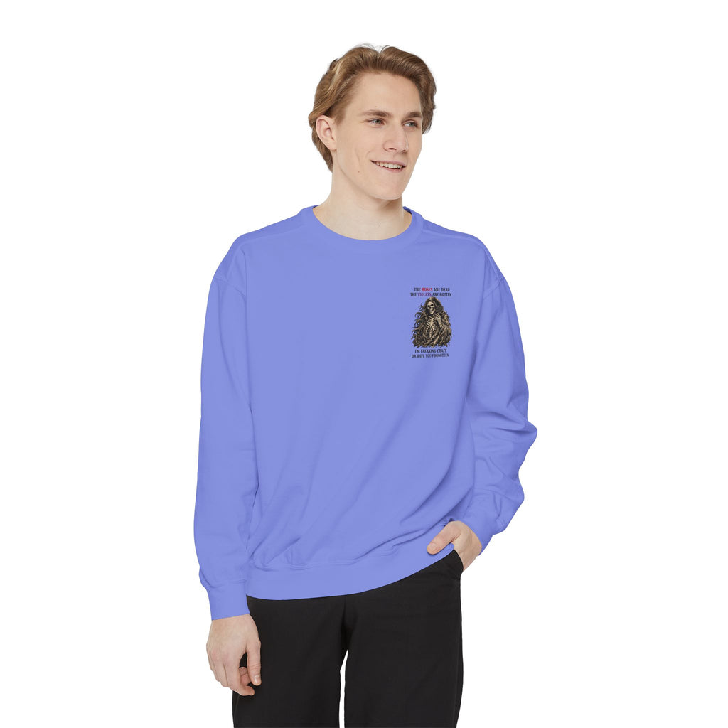 roses Unisex Garment-Dyed Sweatshirt