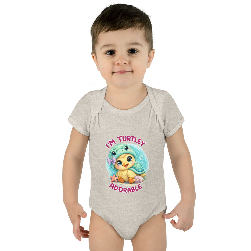 turtle Infant Baby Rib Bodysuit