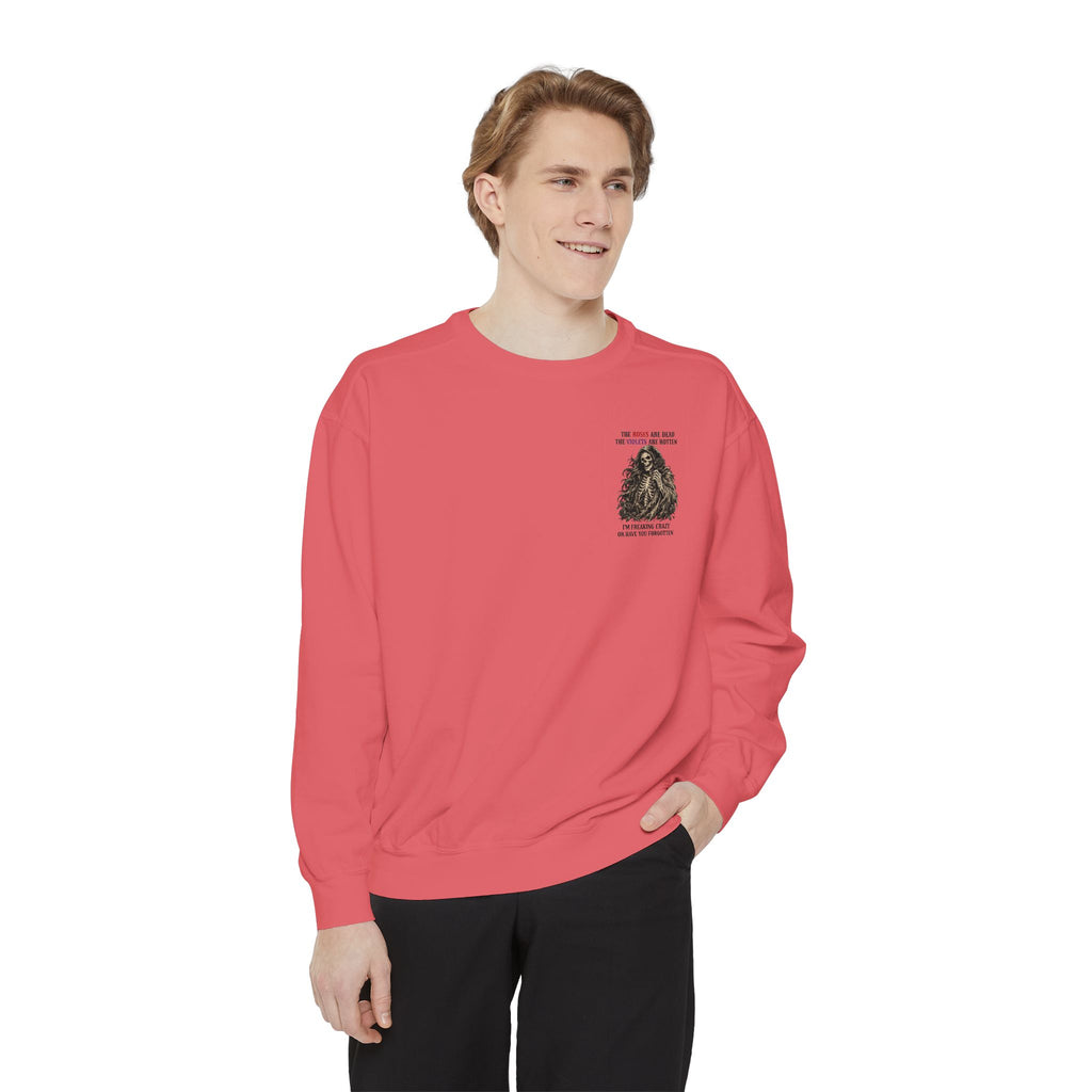 roses Unisex Garment-Dyed Sweatshirt