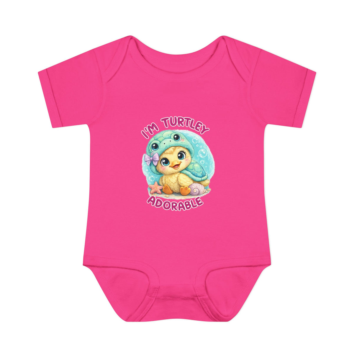 turtle Infant Baby Rib Bodysuit