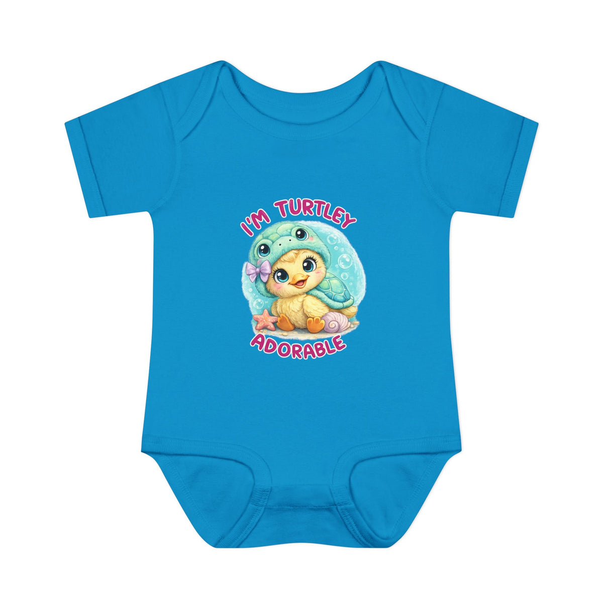 turtle Infant Baby Rib Bodysuit