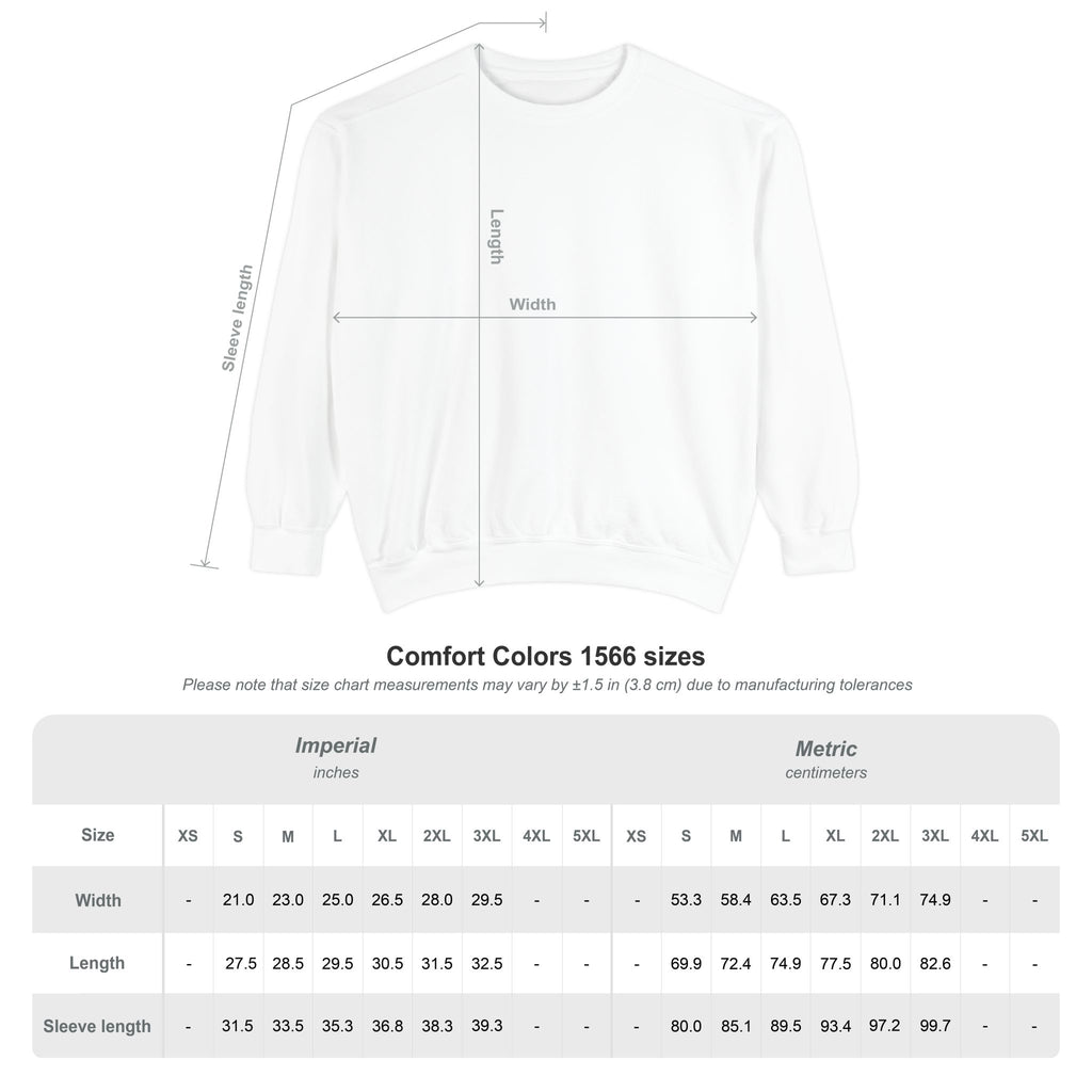 roses Unisex Garment-Dyed Sweatshirt