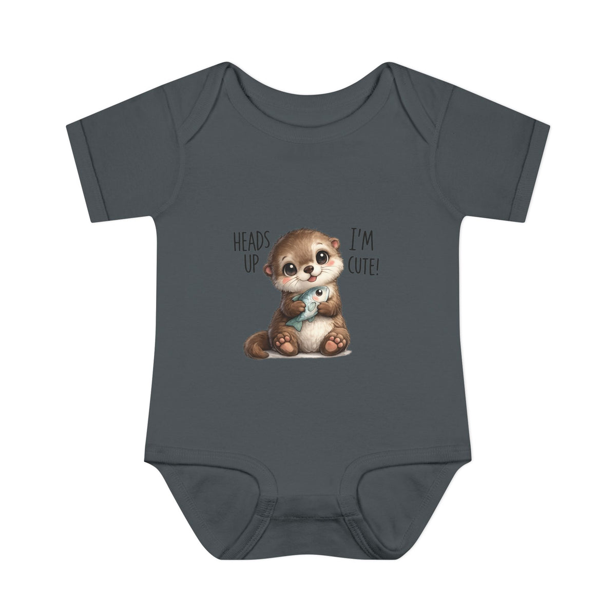 im cute Infant Baby Rib Bodysuit