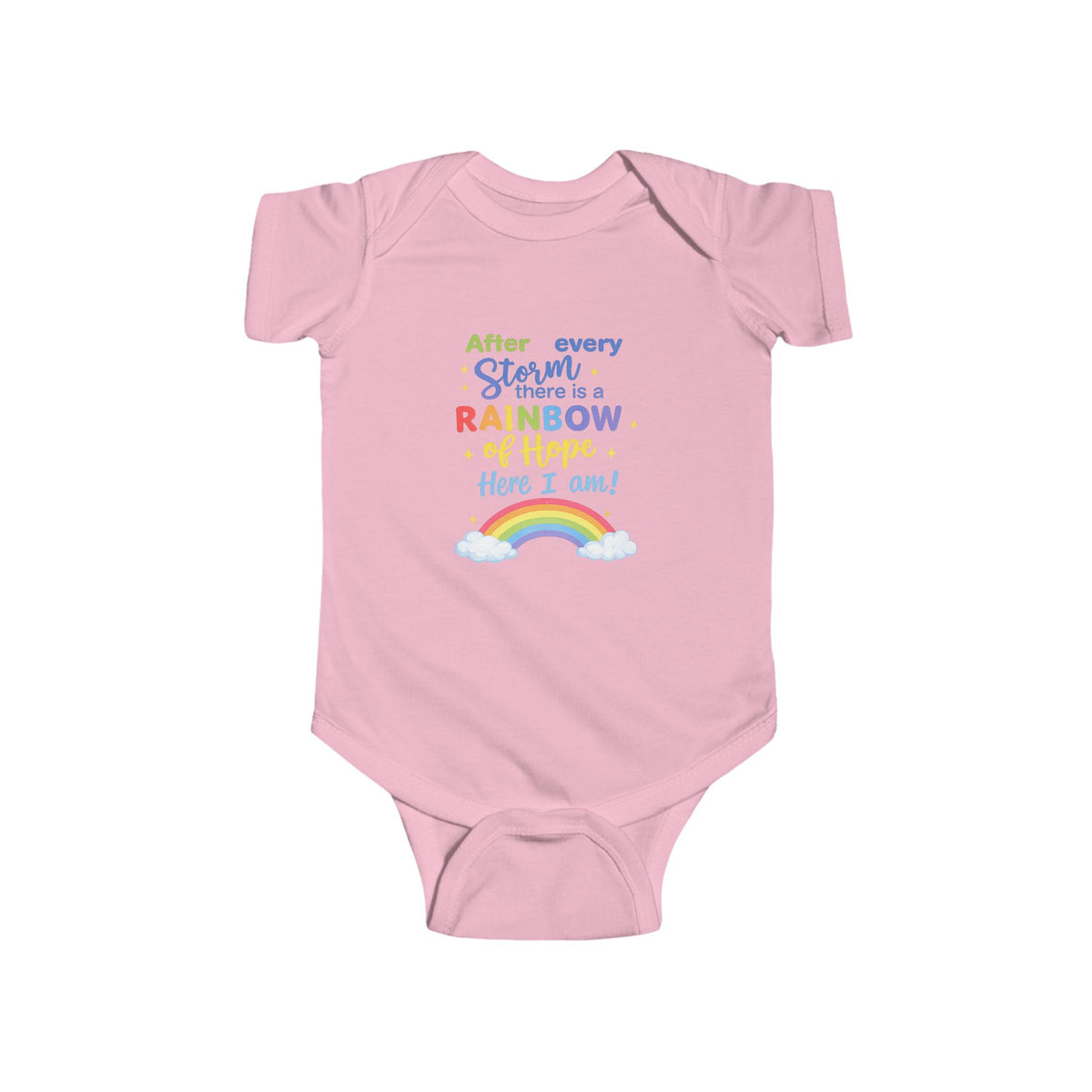 rainbow Infant Fine Jersey Bodysuit