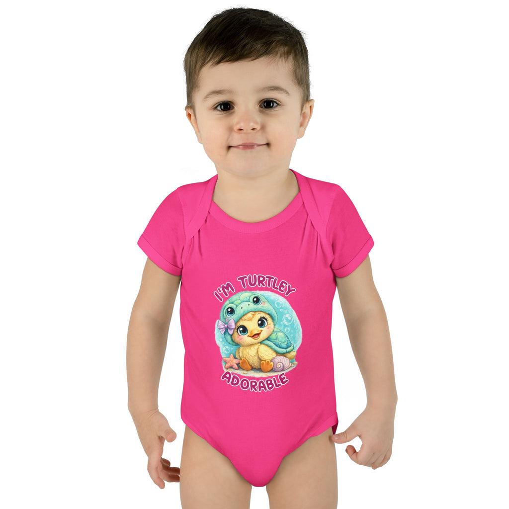 turtle Infant Baby Rib Bodysuit