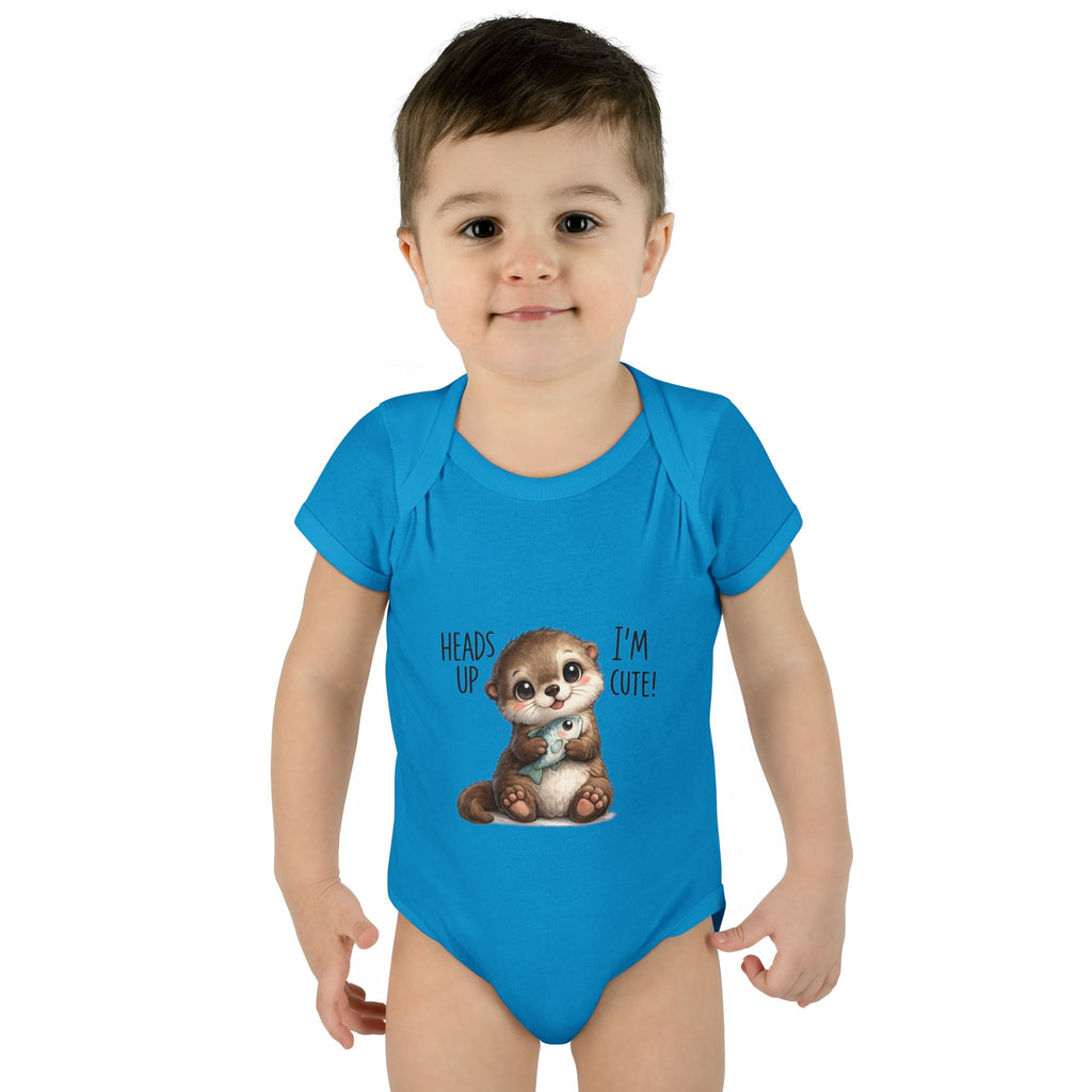im cute Infant Baby Rib Bodysuit
