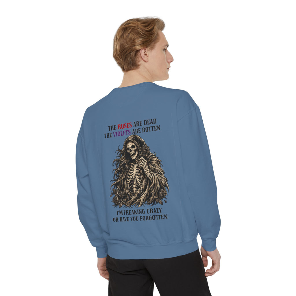roses Unisex Garment-Dyed Sweatshirt