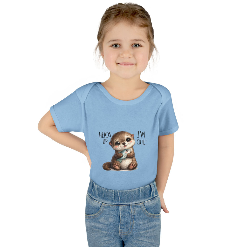 im cute Infant Baby Rib Bodysuit