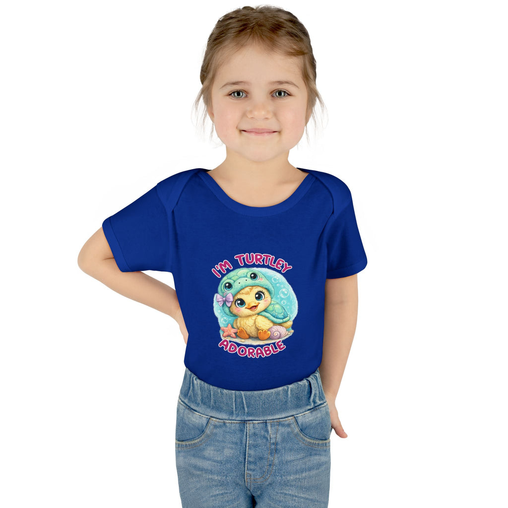 turtle Infant Baby Rib Bodysuit