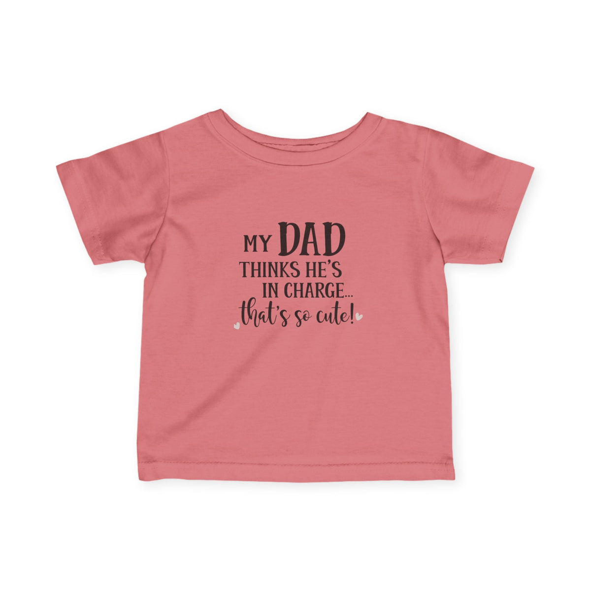 dad in charge Infant Fine Jersey Tee