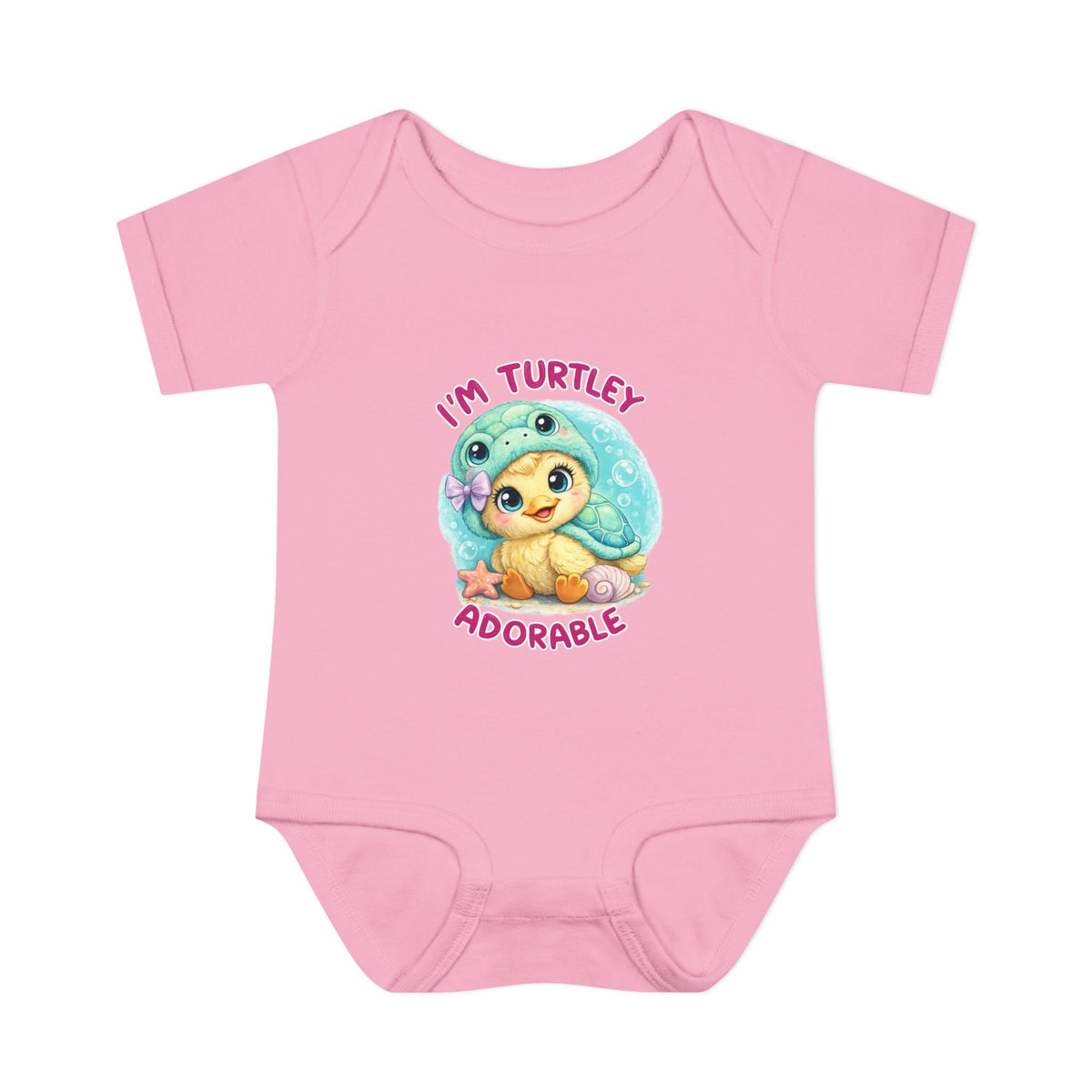 turtle Infant Baby Rib Bodysuit
