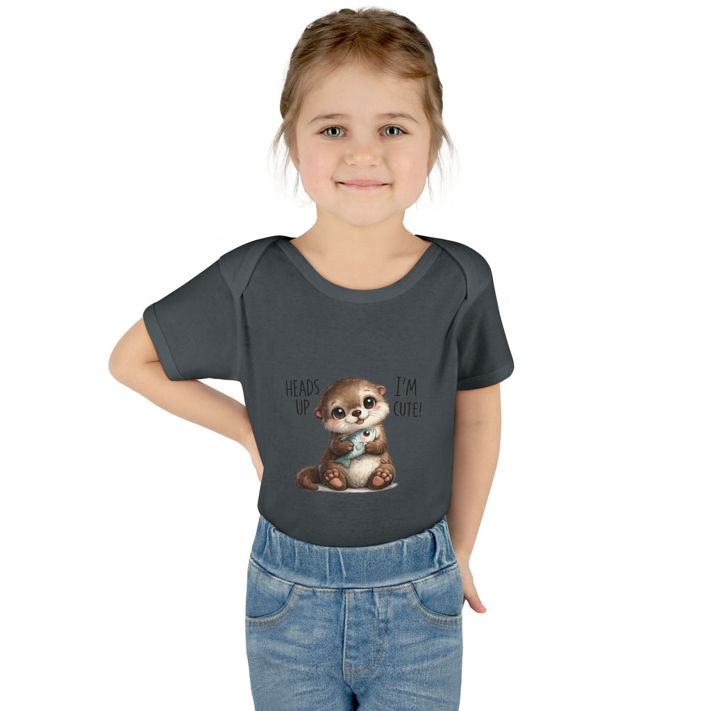im cute Infant Baby Rib Bodysuit