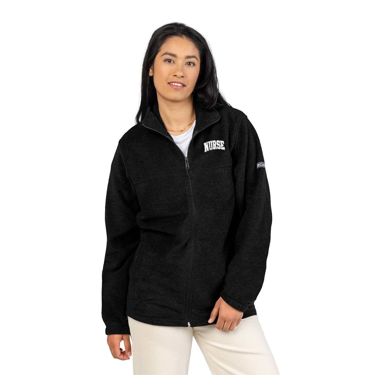 nurse Unisex Columbia Fleece Jacket (Embroidery)