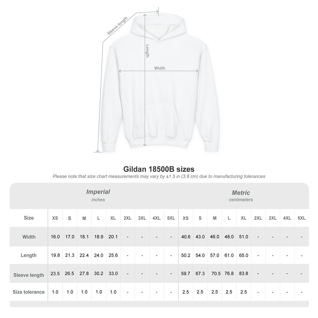 Youth 67 Heavy Blend Hooded Sweatshirt