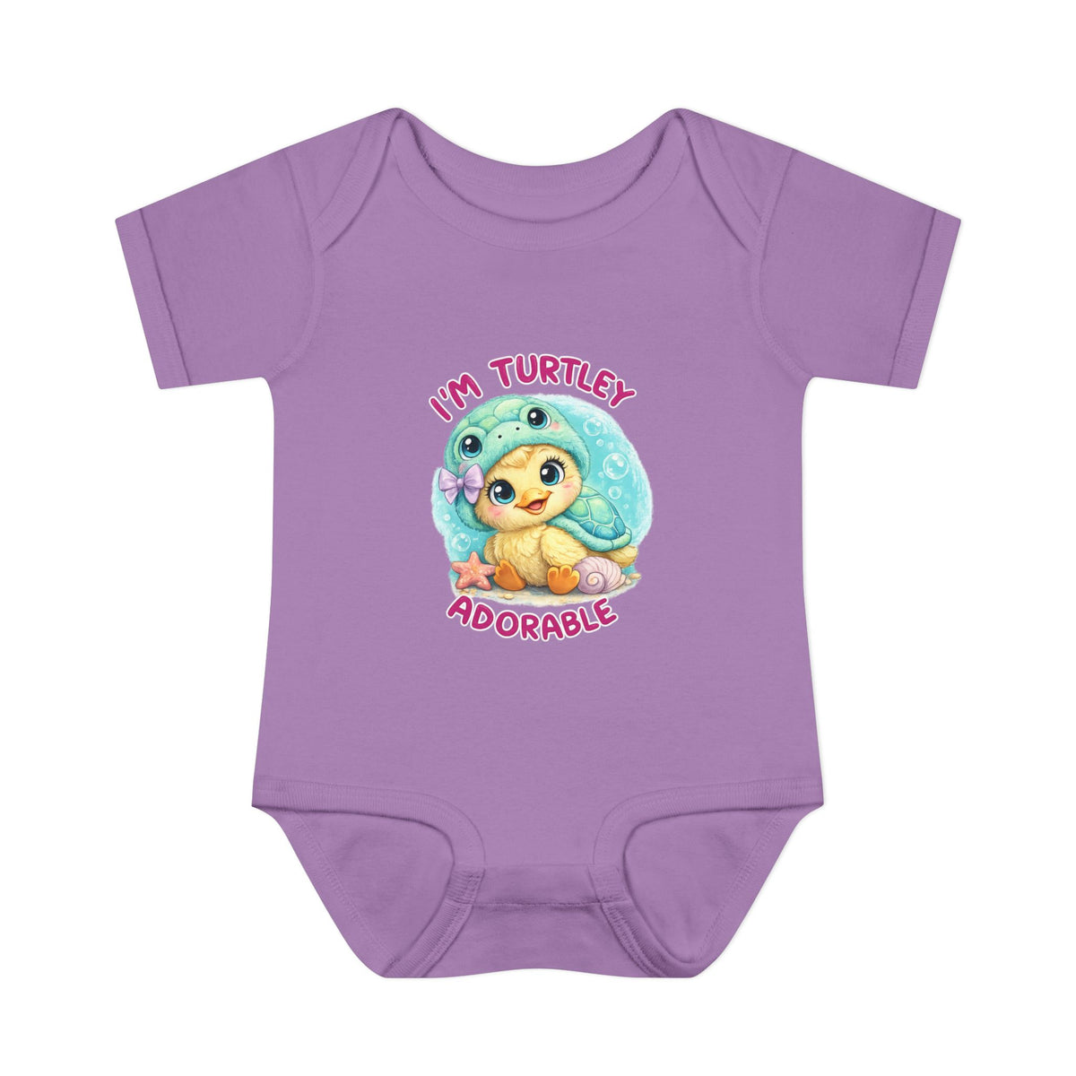 turtle Infant Baby Rib Bodysuit