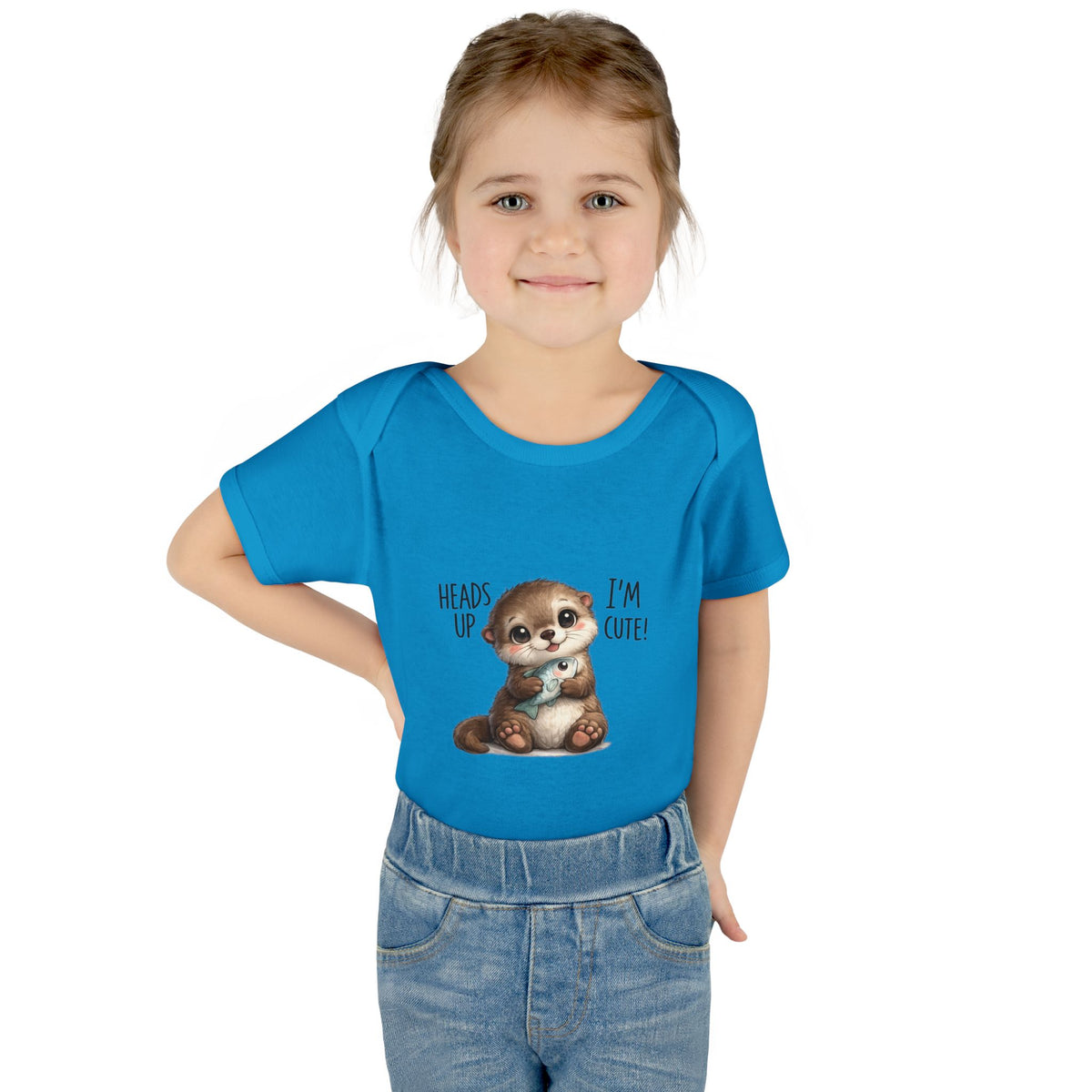 im cute Infant Baby Rib Bodysuit