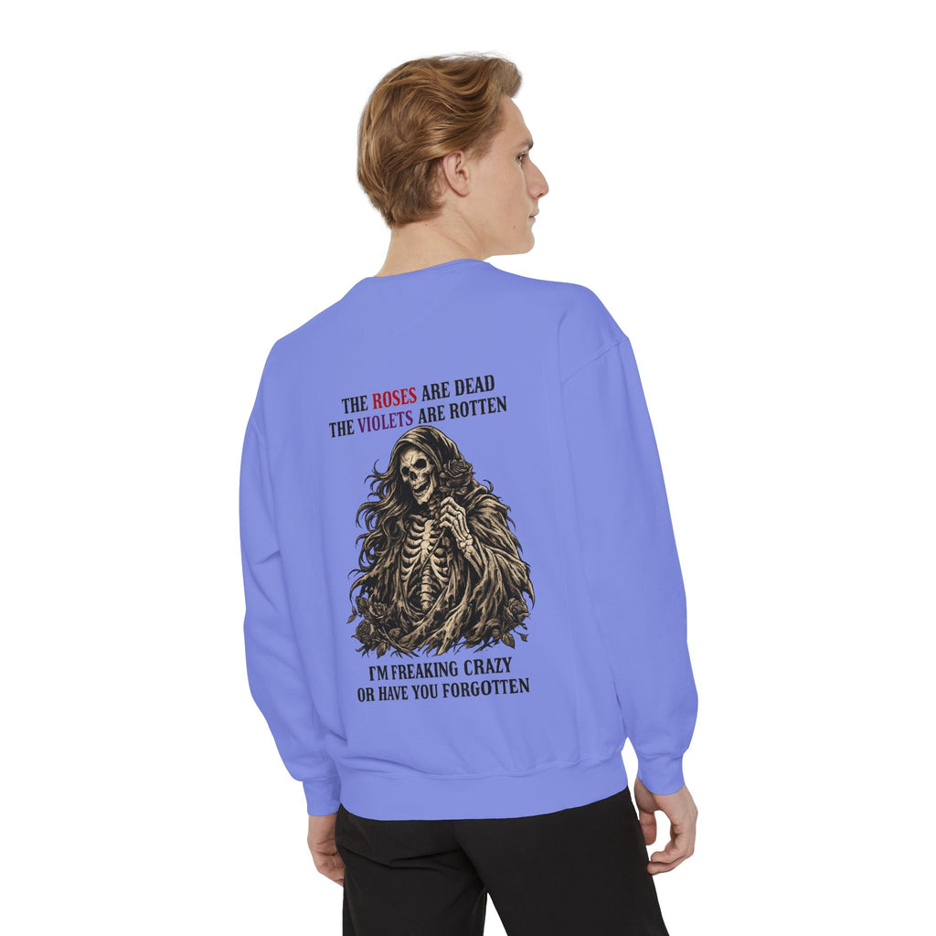 roses Unisex Garment-Dyed Sweatshirt