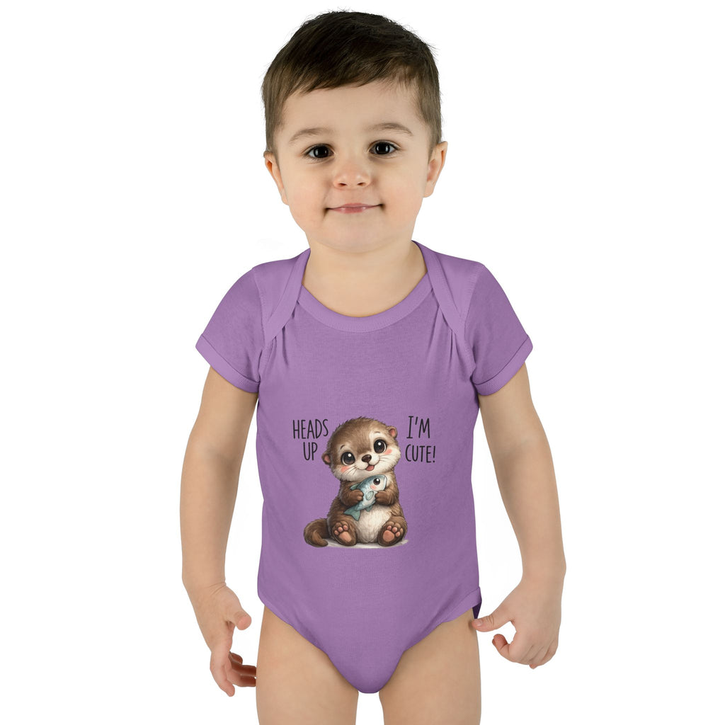 im cute Infant Baby Rib Bodysuit