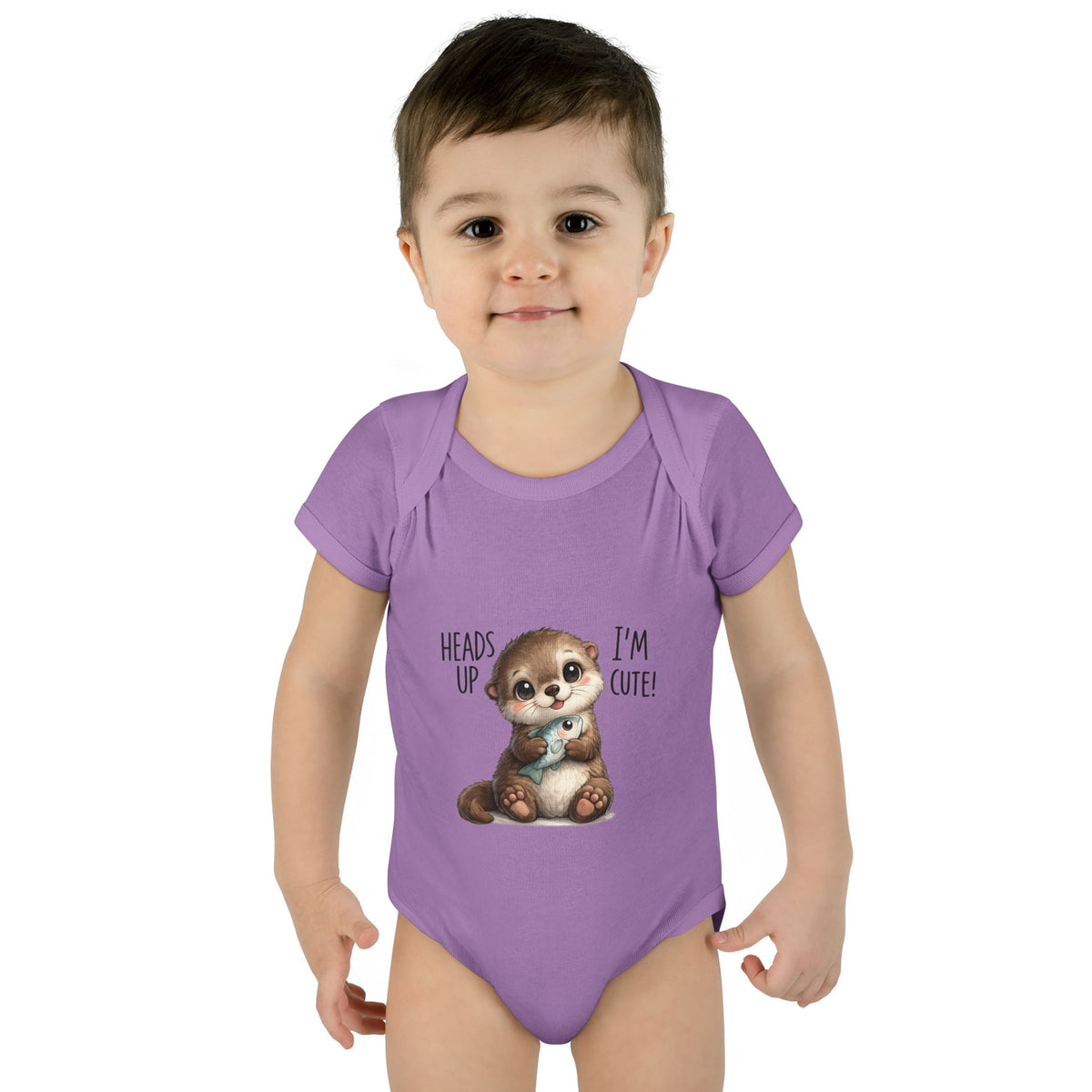 im cute Infant Baby Rib Bodysuit