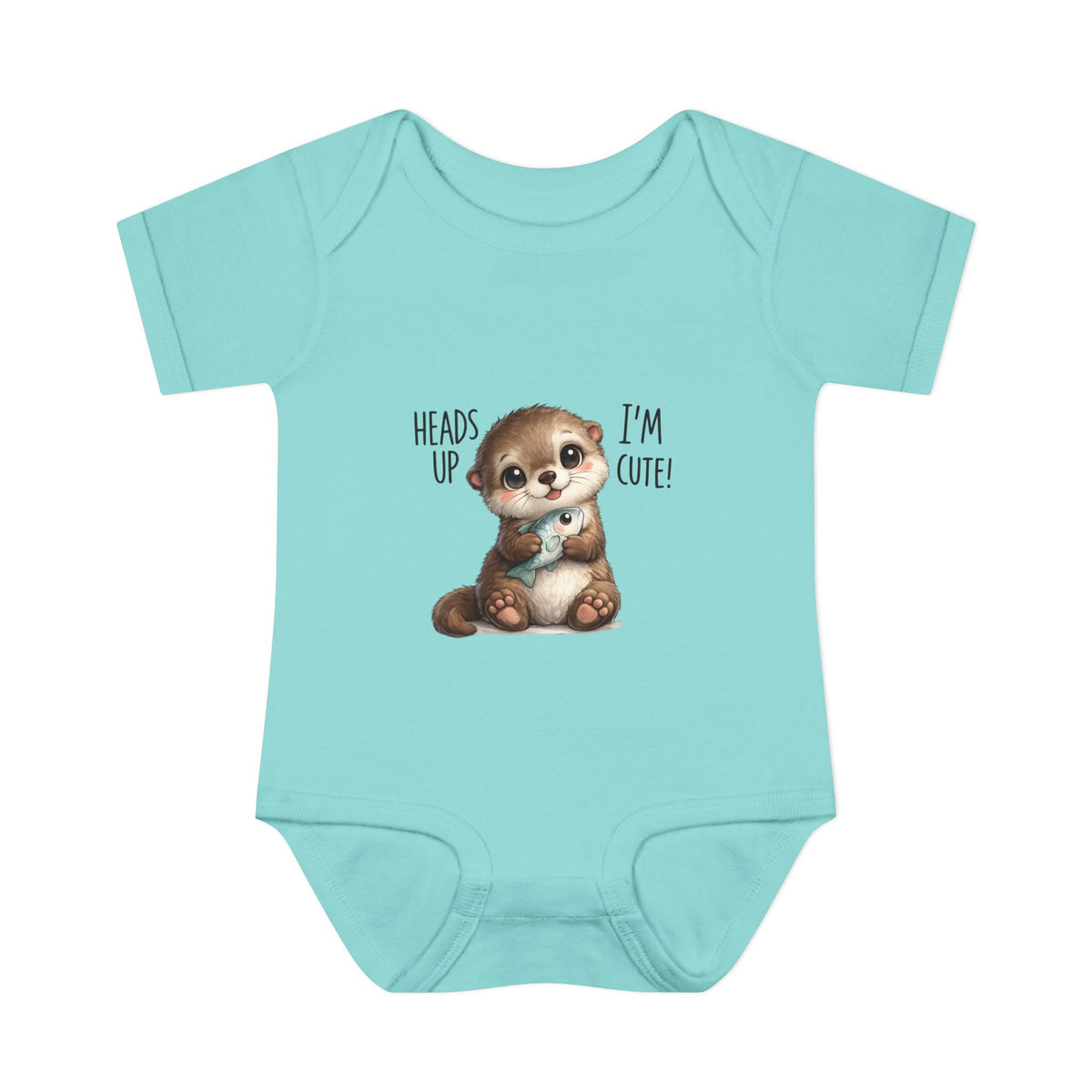 im cute Infant Baby Rib Bodysuit