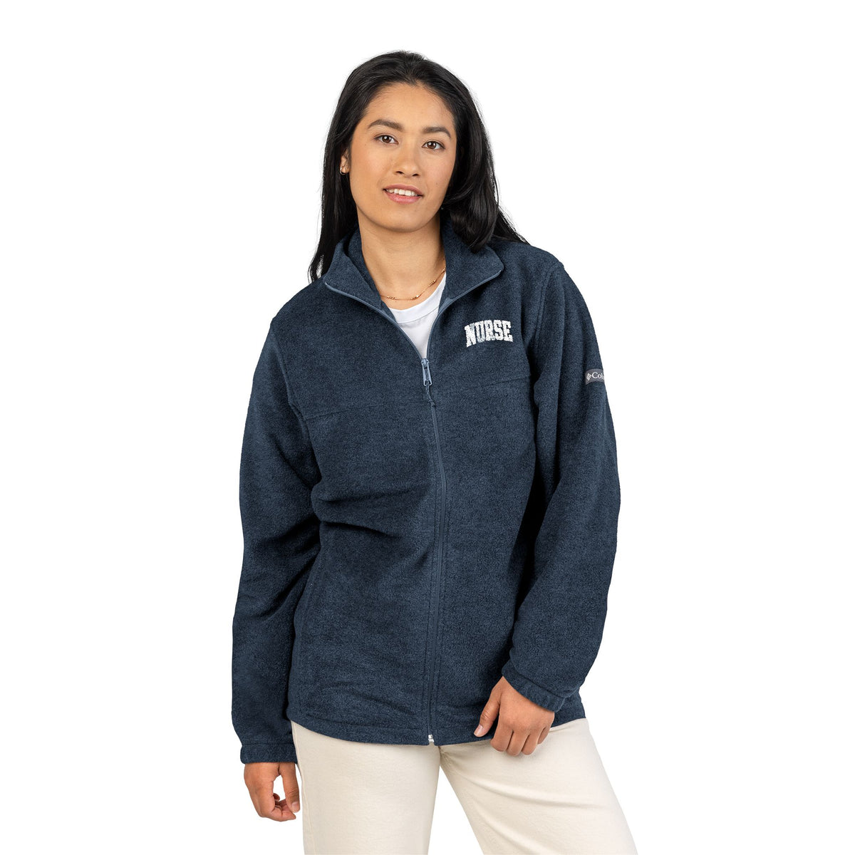 nurse Unisex Columbia Fleece Jacket (Embroidery)