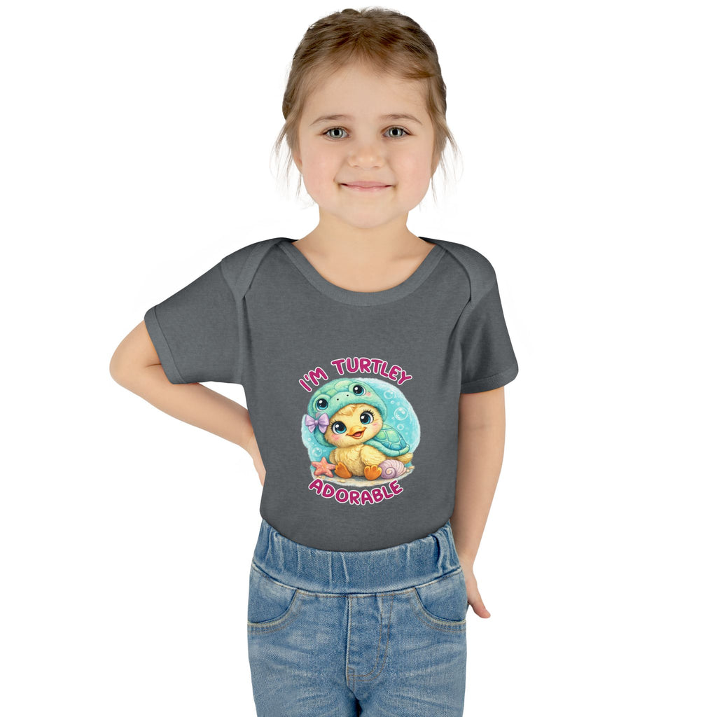 turtle Infant Baby Rib Bodysuit