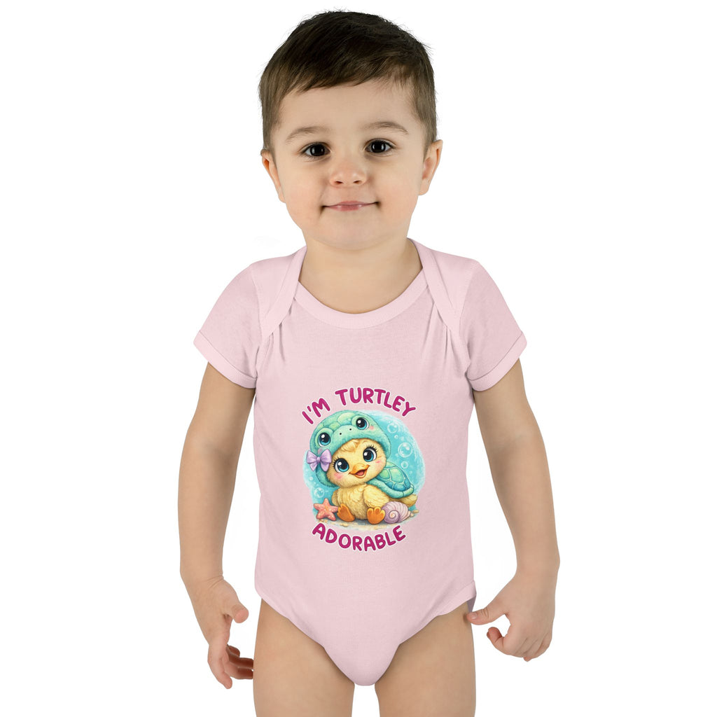 turtle Infant Baby Rib Bodysuit
