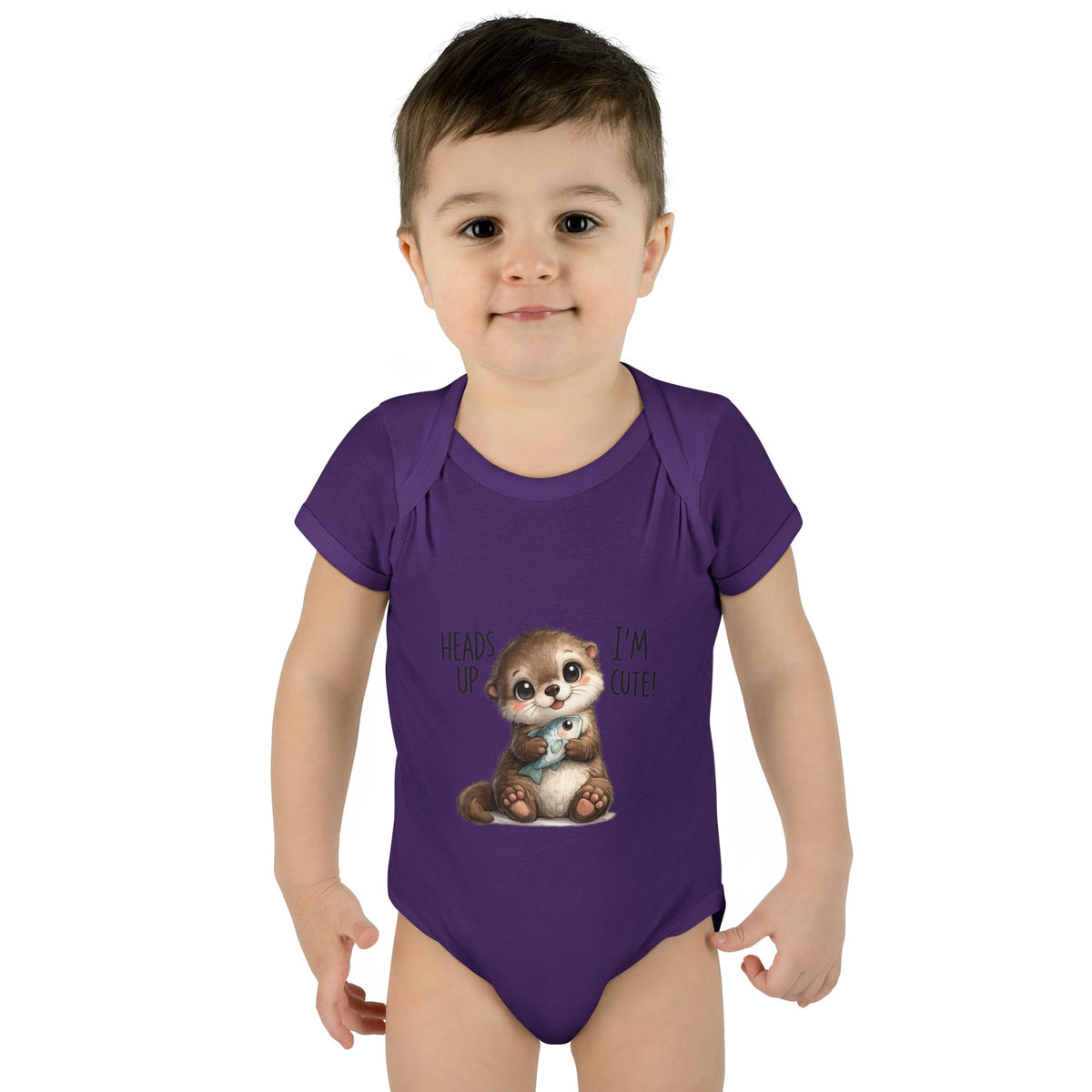 im cute Infant Baby Rib Bodysuit