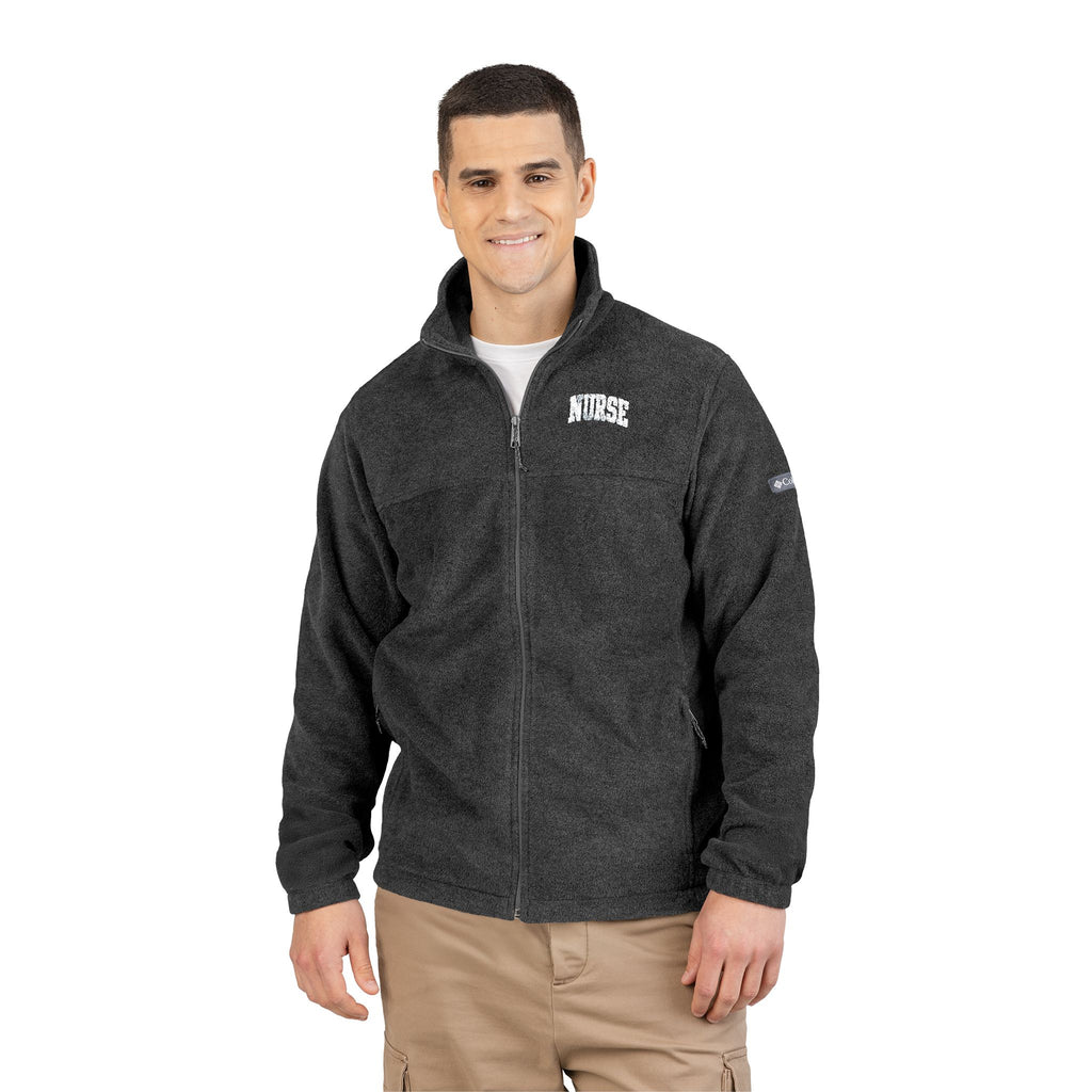 nurse Unisex Columbia Fleece Jacket (Embroidery)